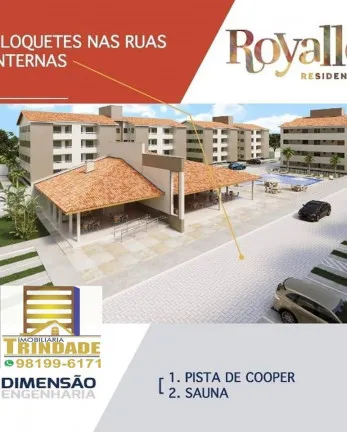 Imagem Apartamento com 2 Quartos à Venda, 55 m² em Turu - São Luís
