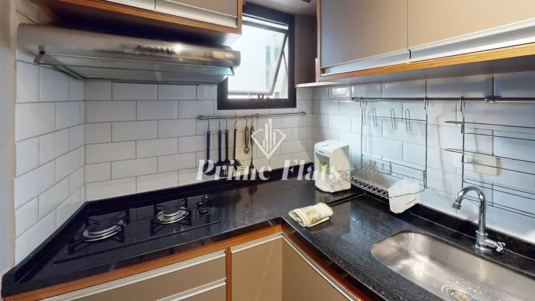 Imagem Flat disponível para locação no Madison Plaza Service no Jardim Paulista, com 80m², 1 dormitório e 1 vaga