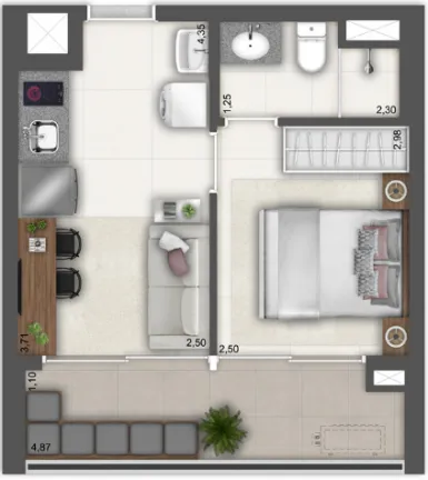 Imagem Apartamento com 2 Quartos à Venda, 64 m² em Vila Pompéia - São Paulo