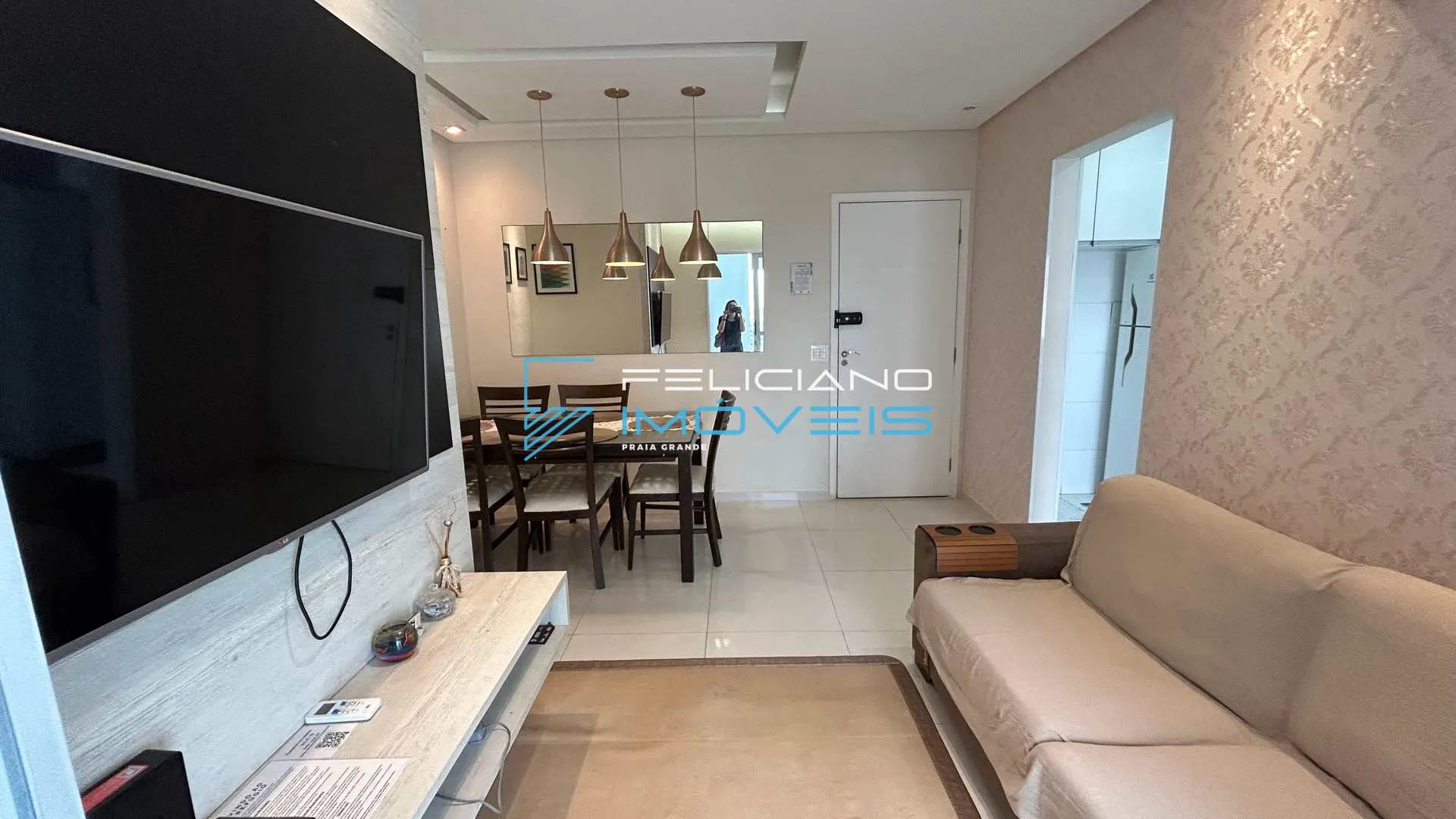 Imagem Apartamento com 2 quartos, Ocian, Praia Grande - R$ 390 mil, Cod: 7094