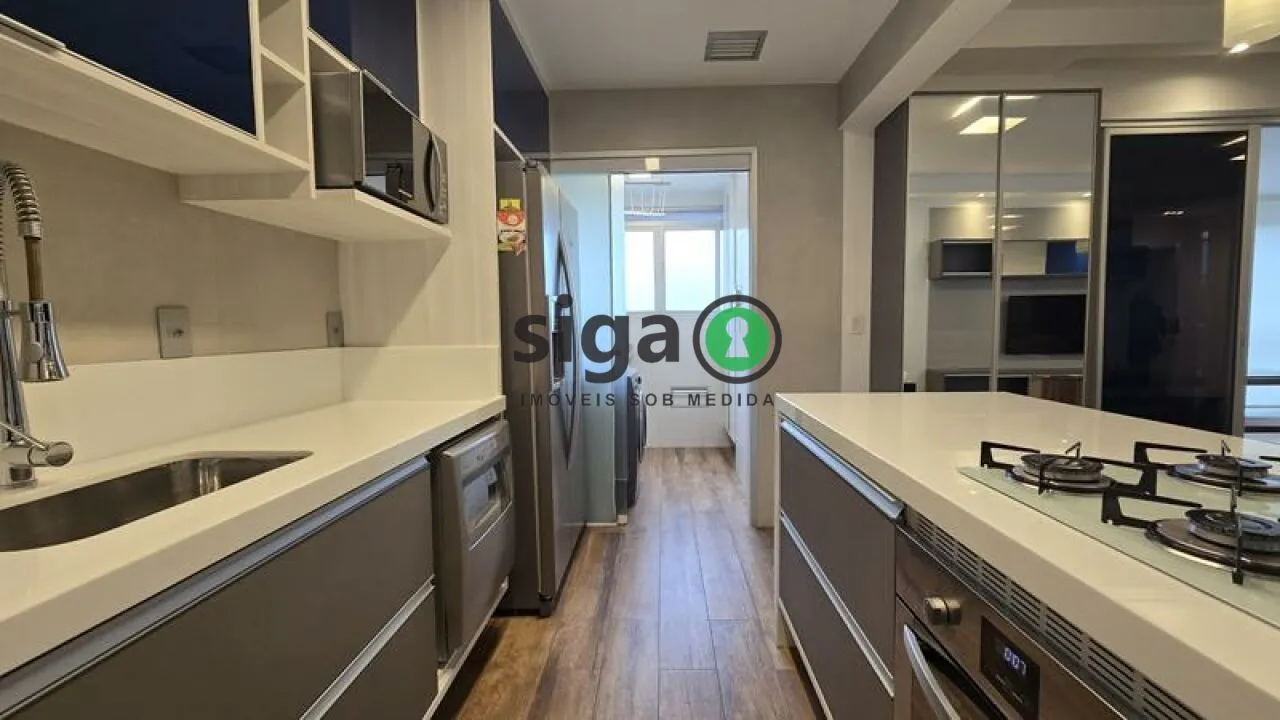 Imagem Brooklin | 105 m² - 3 dormitórios sendo 2 Suítes - Varanda Gourmet - Pronto para Morar