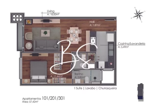 Imagem APARTAMENTO RESIDENCIAL em GRAMADO - RS, Avenida Central