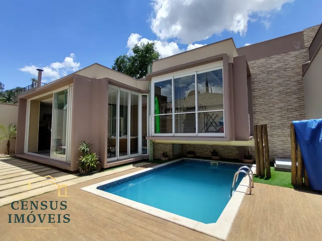 Foto do imóvel: Casa de luxo em condomínio exclusivo em Vinhedo-SP: 3 quartos, 3 suítes, 3 salas, 6 banheiros, 5 vagas, 408 m². Venha conferir! em Condomínio Alpes de Vinhedo