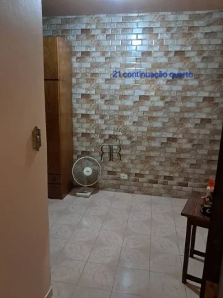 Imagem Sobrado com dois dormitórios sendo um suíte, área gourmet, sala e cozinha grandes, móveis planej...