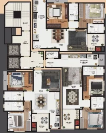Imagem Lamarck Residence - Apartamento à venda no bairro Morretes - Itapema/SC