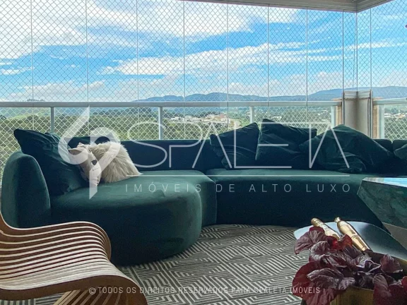 Imagem Mansão elevada, mobiliada, decorada e com vista fabulosa para a Serra do Japi à venda no Grand Garden Residence