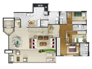 Imagem Condomínio Alegre Gran Condominium São Caetano, apartamento à venda com 3 quartos em São Caetano do Sul SP
