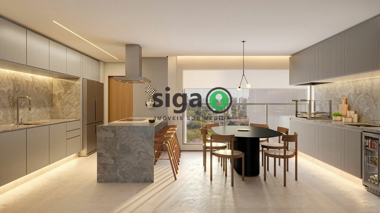 Imagem Apartamento no Campo Belo à Venda ? 234m², 4 Suítes, 4 Vagas e Infraestrutura Completa