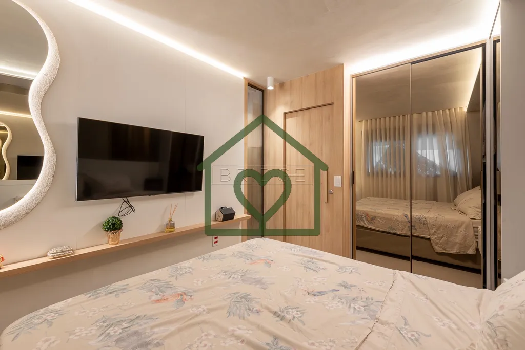 Imagem Bridge imóveis vende com exclusividade: Apartamento Garden de 1 dormitório mobiliado e decorado po...