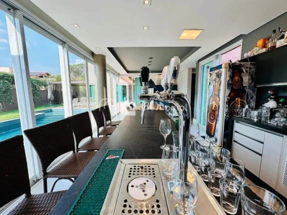 Imagem Casa de alto padrão disponível para venda e locação no condomínio Mont Blanc, em Campinas. Com ...