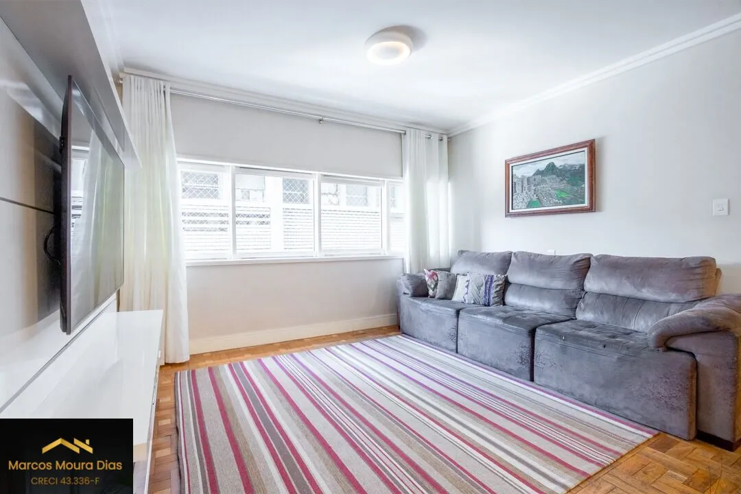 Imagem Apartamento Reformado na Av. Angelica, 144m², 3 dorms (1 suíte), lavabo, 1 Vaga. Edifício com Lazer