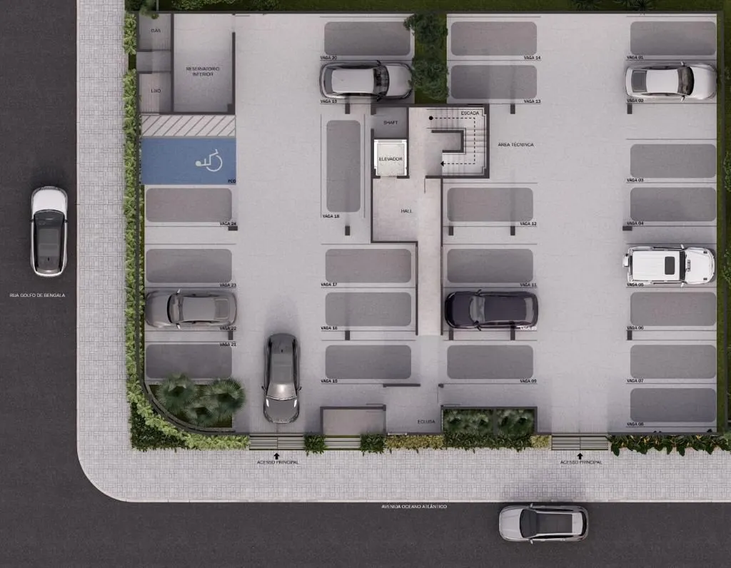 Imagem Flat à venda, 25 m² por R$ 398.997,00 - Intermares - Cabedelo/PB