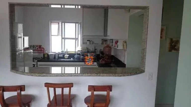Imagem Apartamento com 3 dormitórios à venda, 87 m² por R$ 520.000,00 - Enseada - Guarujá/SP