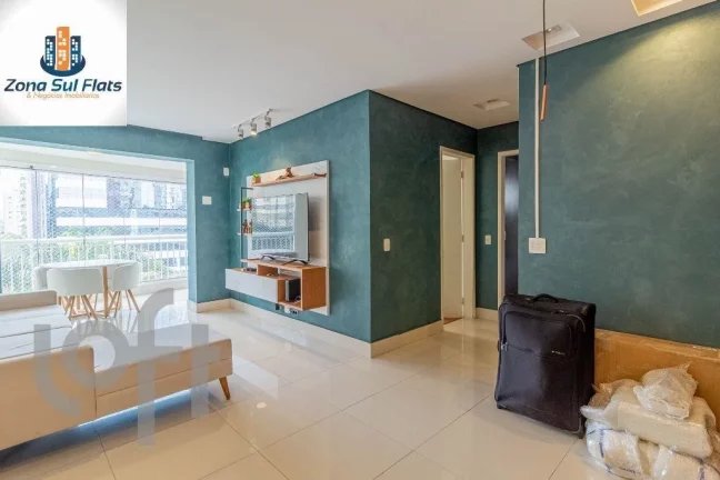 Foto do imóvel Apartamento à venda No Brooklin Com 2 Dormitórios Sendo 1 Suíte e 2 Vagas em RUA SANSÃO ALVES DOS SANTOS