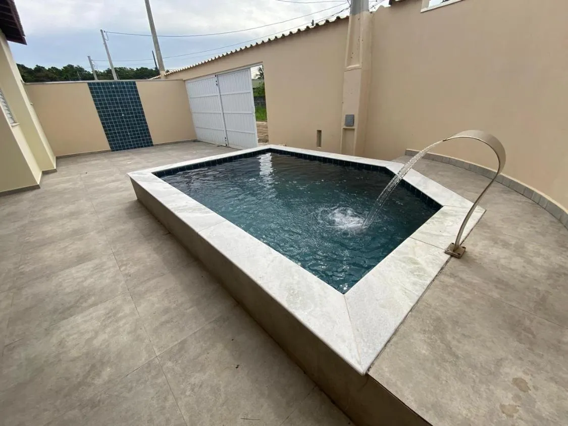 Imagem LINDA CASA NOVA COM PISCINA A 700 METROS DO MAR NO CIBRATEL II