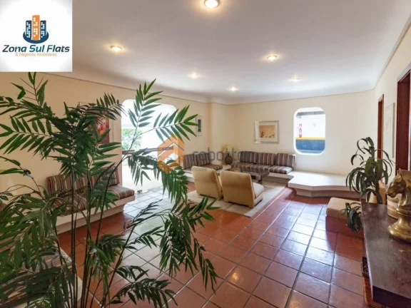 Imagem Apartamento Para Locação No Itaim Bibi Com 1 Dormitório e 1 Vaga
