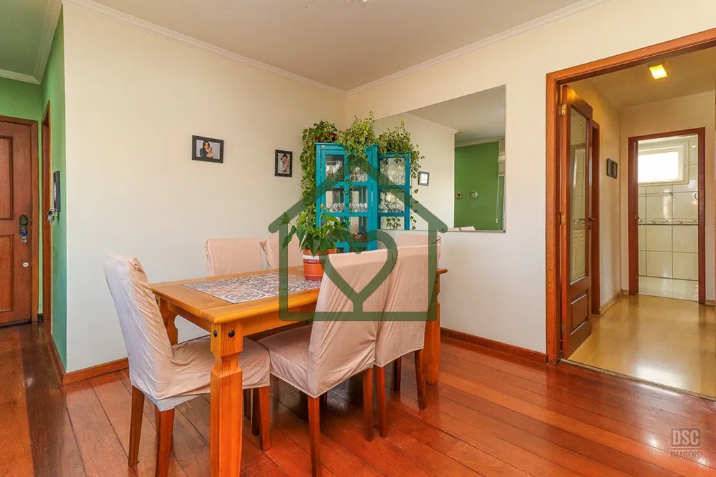 Imagem Apartamento de 86m² com 3 dormitórios, 2 banheiros, sala de estar, sacada, cozinha, escritório. C...