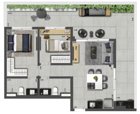 Imagem Apartamento à venda no bairro Moema - São Paulo/SP