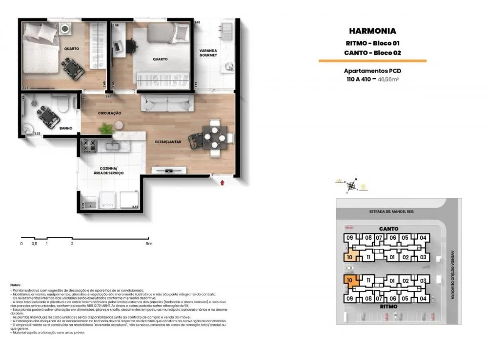 Imagem Apartamento em Lançamentos no bairro Edson Passos - Mesquita, RJ