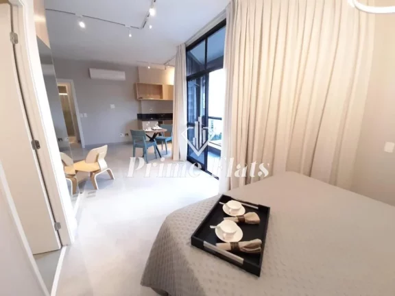 Imagem Flat disponível para venda no Hotel Address Faria Lima by Intercity, com 62m², com 2 dormitórios e 1 vaga
