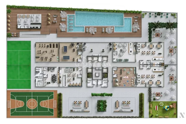 Imagem APARTAMENTO A 3 DORMITORIOS A VENDA - PRAIA BRAVA - ITAJAI SC