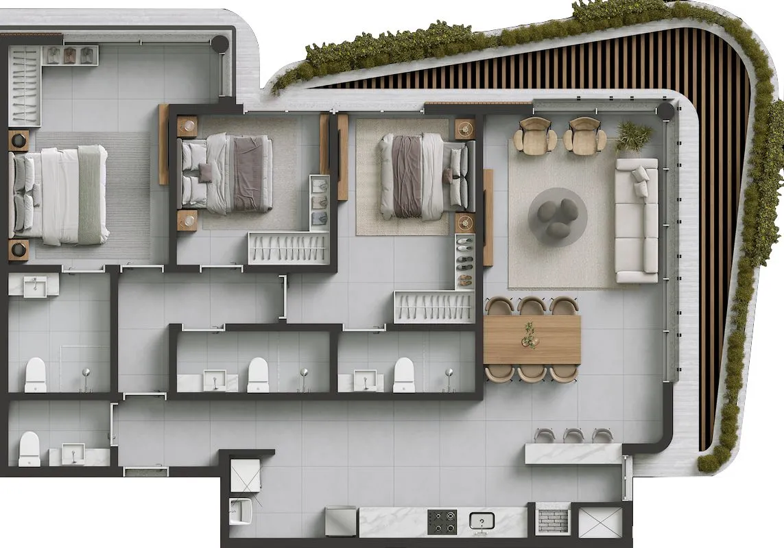 Imagem Loft à venda em Canela, Centro , com 1 quarto, 73.62m2