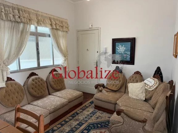 Imagem Apartamento 2 dormitórios, frente mar, sacada no bairro Boqueirão em Santos por R$ 370.000,00