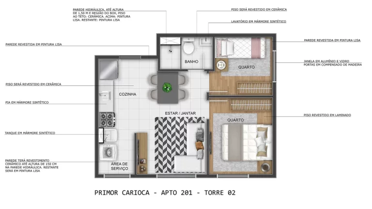 Imagem APARTAMENTO RESIDENCIAL em Rio de Janeiro - RJ, Del Castilho