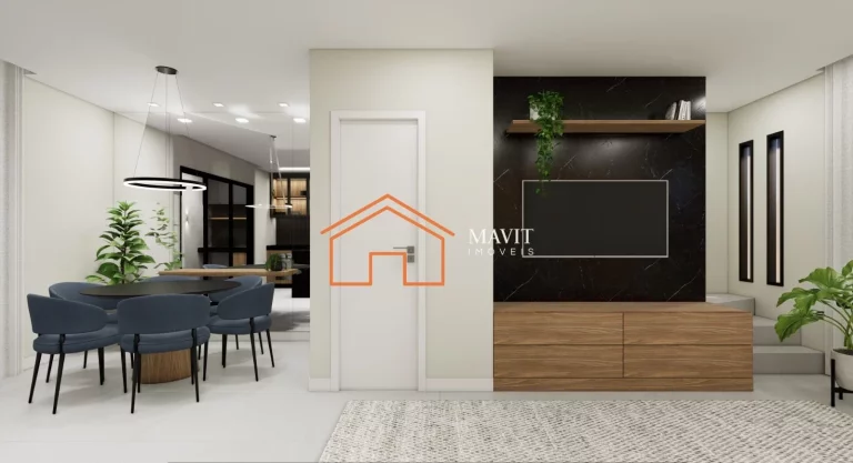 Imagem Casa para venda em Joinville-SC, Costa e Silva: 2 quartos, 2 suítes, 2 salas, 3 banheiros, 1 vaga, 75m². Venha Conferir!