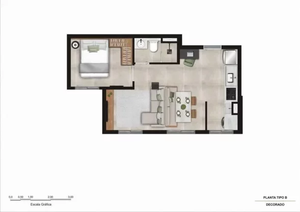 Imagem KZ VISION FREGUESIA - KAZZAS - Apto de 42m², 2 dormitórios, com fácil acesso à Marginal Tietê!