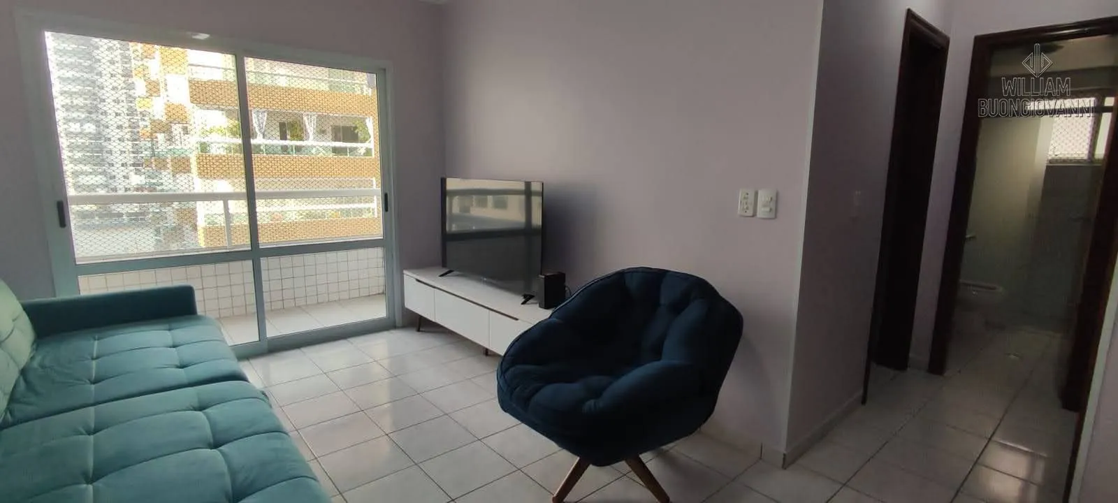 Imagem Apartamento Ocian, 2 dorms, suíte, 77m² - vista parcial mar a 90m da praia
