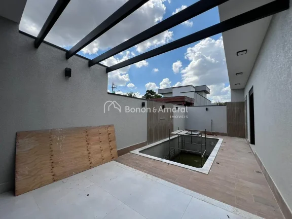 Imagem Casa de Condomínio à Venda no Campos do Conde II - Paulínia

Casa térrea nova com projeto contem...