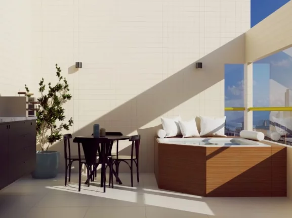 Imagem APARTAMENTO COM 128.28 m² - CANTO DO FORTE - PRAIA GRANDE SP