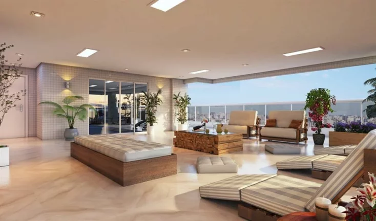Imagem APARTAMENTO COM 87 m² - AVIAÇÃO - PRAIA GRANDE SP