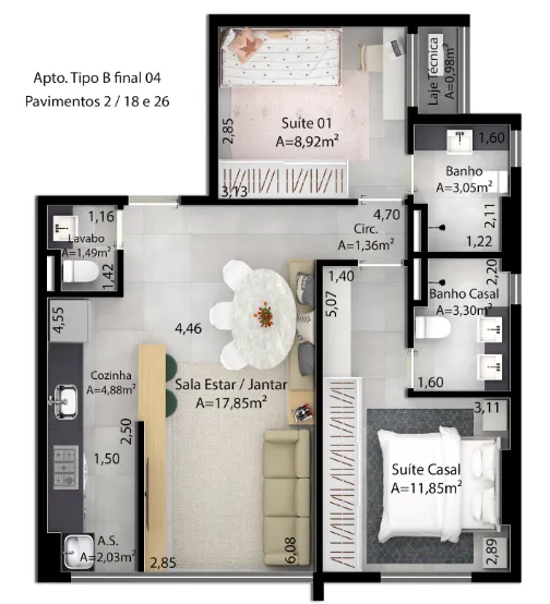 Imagem Apartamento à venda no bairro Setor Leste Universitário - Goiânia/GO