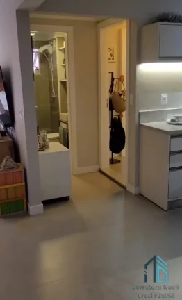 Imagem Apartamento GARDEM, Deck com pergolado em ACM branco, 02 quartos sendo uma suíte em Balneário Camboriú SC