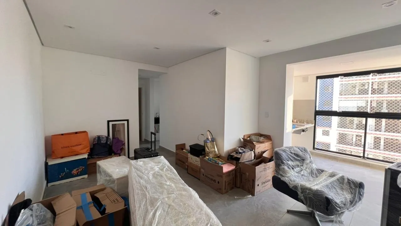 Imagem Apartamento Novo de 67 m² com Suíte, Sacada Gourmet, 2 Vagas e Depósito no Biarritz Campolim
