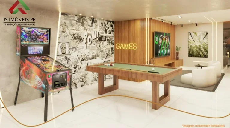 Imagem Apartamento à venda em Piedade, Jaboatão dos Guararapes-PE: 1 quarto, 1 sala, 1 banheiro, 1 vaga - 31,58m² de área!