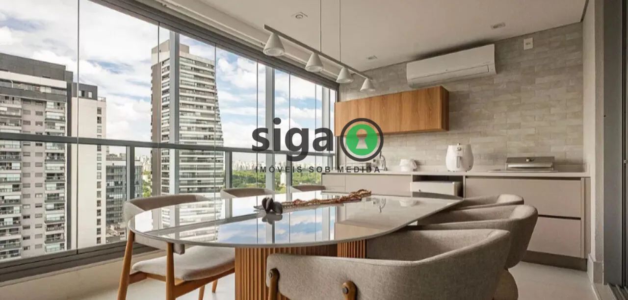 Imagem Apartamento à venda com 124m², 3 quartos e 2 vagas no Jardim Paulista