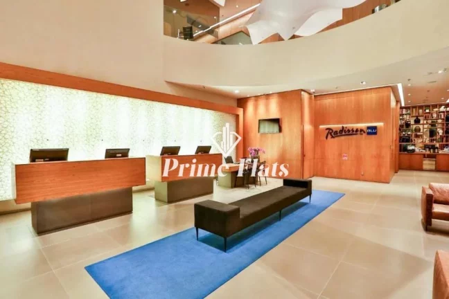 Imagem Flat disponível para locação no Radisson Blu São Paulo em Pinheiros, com 32m², 1 dormitório e 1 vaga