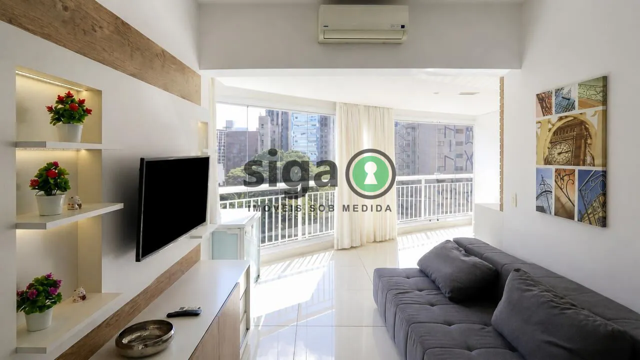 Imagem Apartamento de 1 suíte com 55m² para locação - Jardins - São Paulo/SP