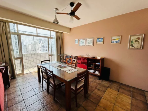 Imagem Apartamento com 4 dormitórios à venda, 136 m² por R$ 585.000 - Pitangueiras - Guarujá/SP