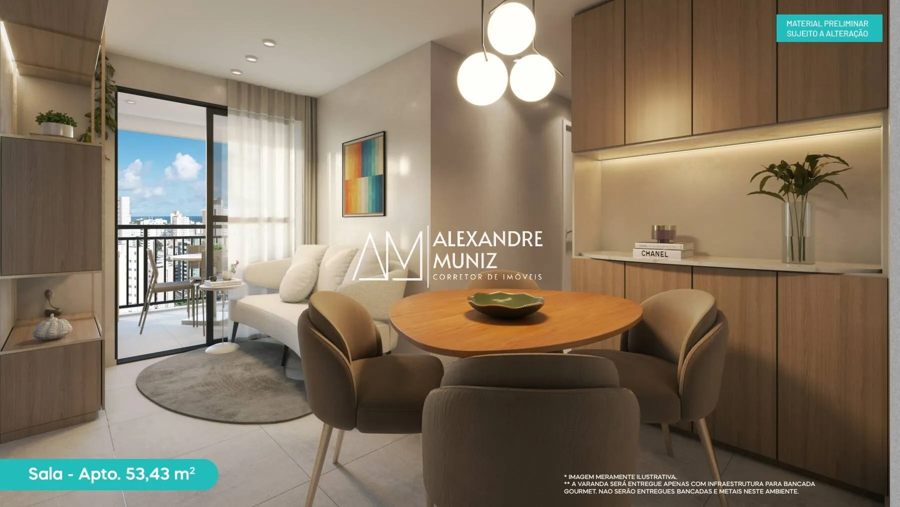 Imagem Mood Boulevard, apartamentos no Presidente Kennedy. 2 e 3 quartos.