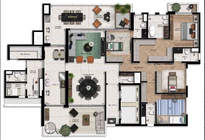 Imagem Apartamento com 4 Quartos à Venda, 282 m² em Alphaville Centro Industrial E Empresarial/alphaville. - Barueri