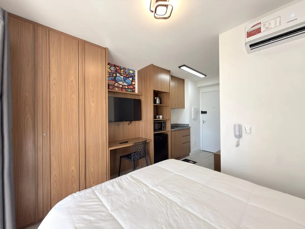 Imagem Apartamento com 1 Quarto para alugar, 24m² - Campo Belo