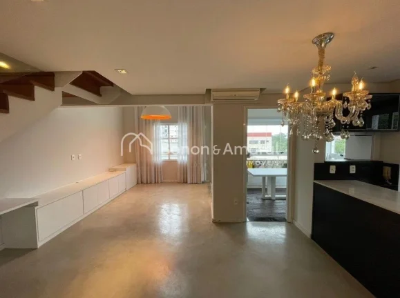 Imagem Apartamento duplex de 104mts no Cambuí, estilo loft, muito sofiticado.
Contem duas suítes, com per...