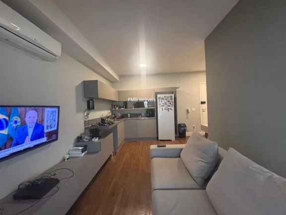 Imagem Apartamento à venda na Consolação - São Paulo: 2 quartos, 1 sala, 2 banheiros, 1 vaga de garagem - 64m² de área.