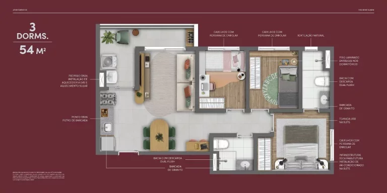 Imagem Viva Benx Klabin, apartamento à venda com 3 dormitórios em Chácara Klabin São Paulo SP