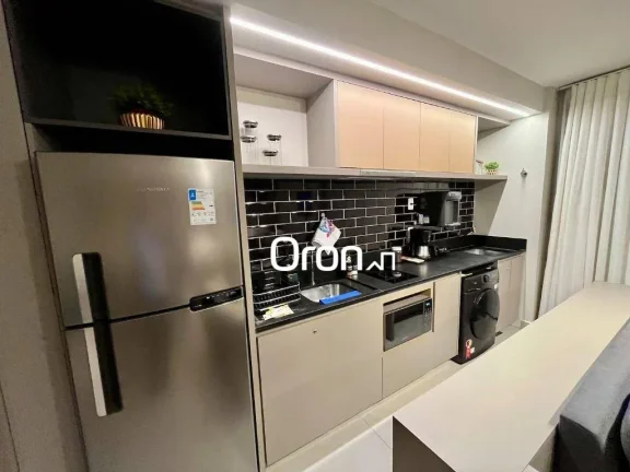 Imagem Flat mobiliado com 1 dormitório à venda, 46 m² por R$ 570.000 - Setor Bueno - Goiânia/GO