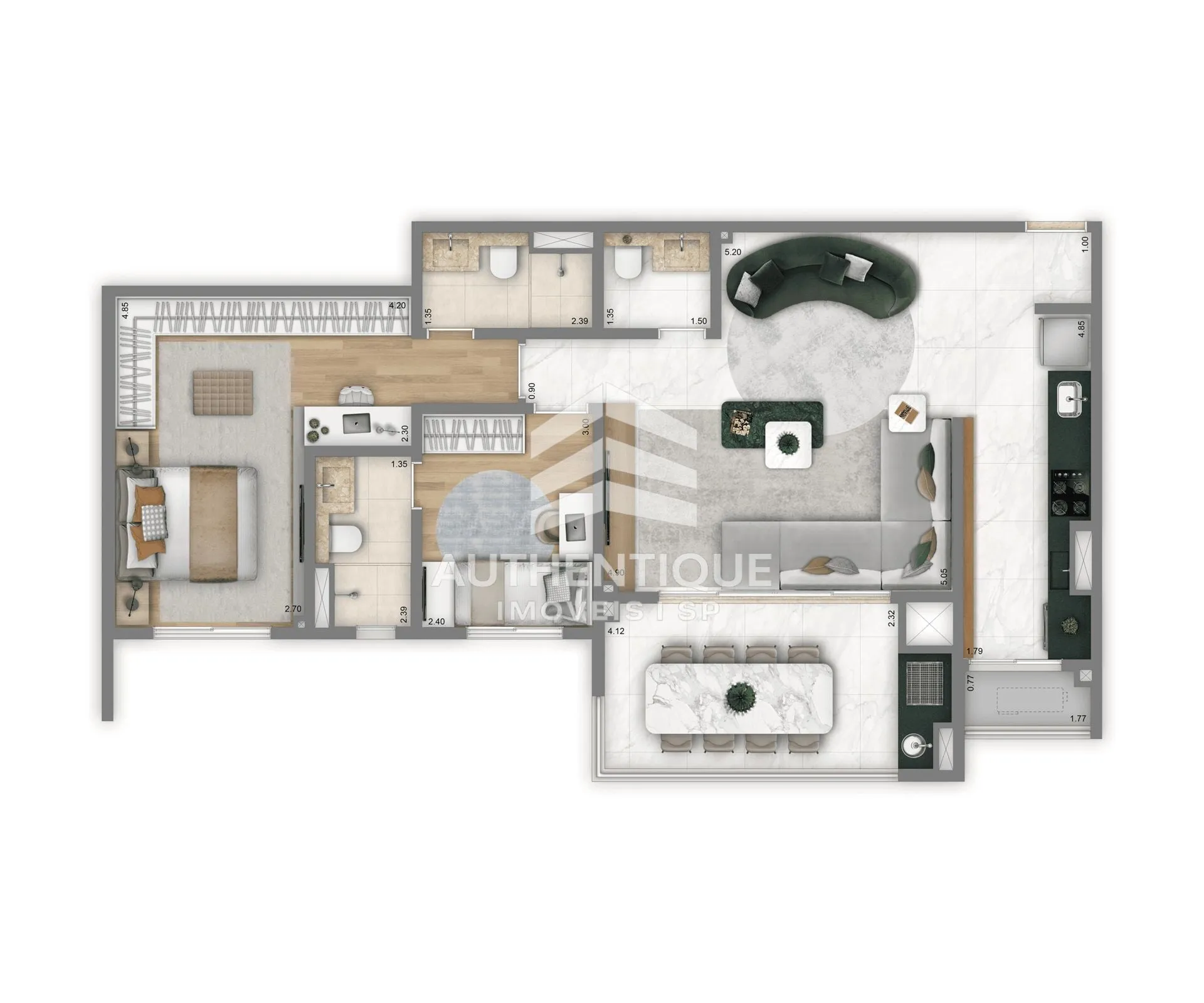 Imagem Living Grand Wish Jardim - Apartamento à venda no bairro Bairro Jardim - Santo André/SP